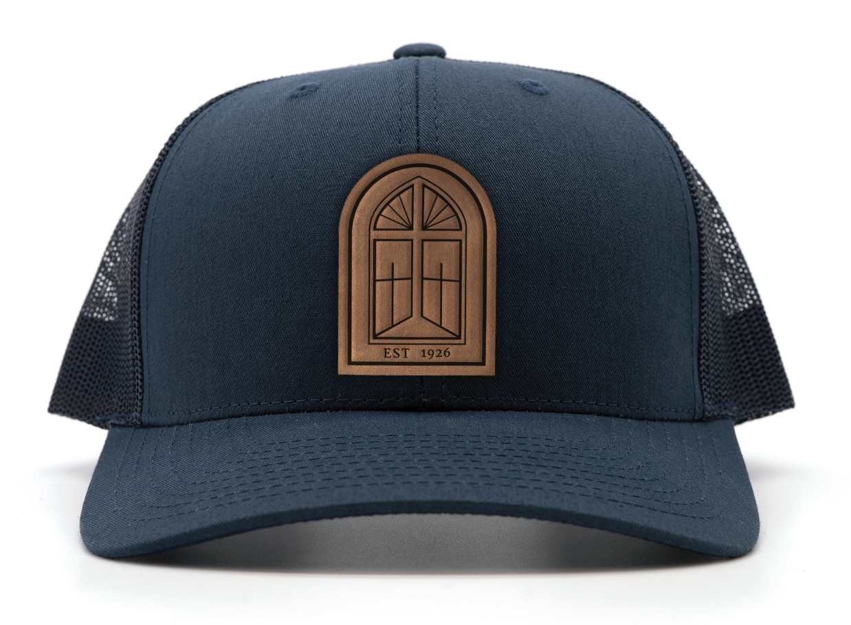 Leather Patch Hat - Image 2