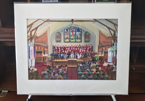 "Hallelujah" Matted Print