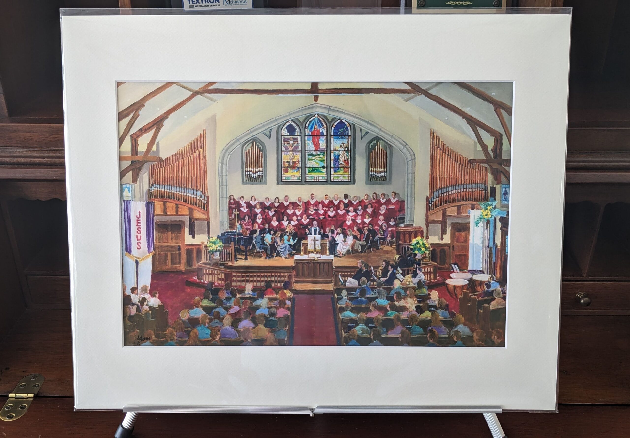 "Hallelujah" Matted Print