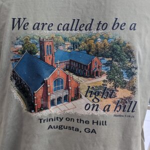 "We are called to be a light on a hill" t-shirt